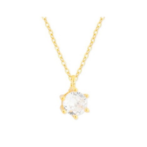 Colgante plata y circonitas 5mm - MED367CL-5D