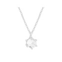 Colgante plata y circonitas 4mm - MED367CL-4