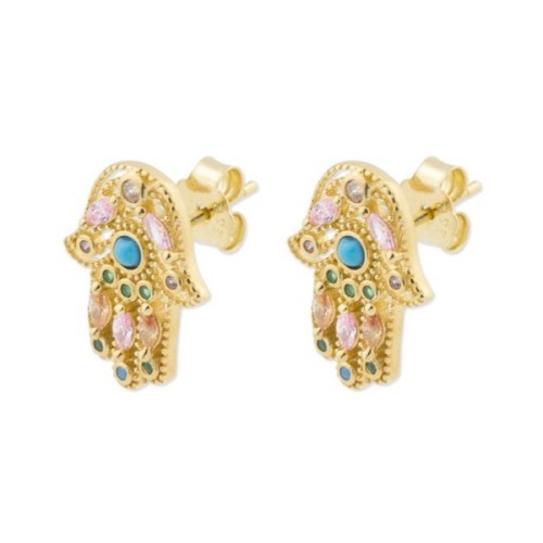 Pendientes plata y circonitas - MED373A-D