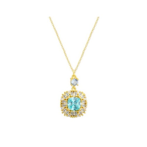Colgante plata y circonitas - MED372CL-D