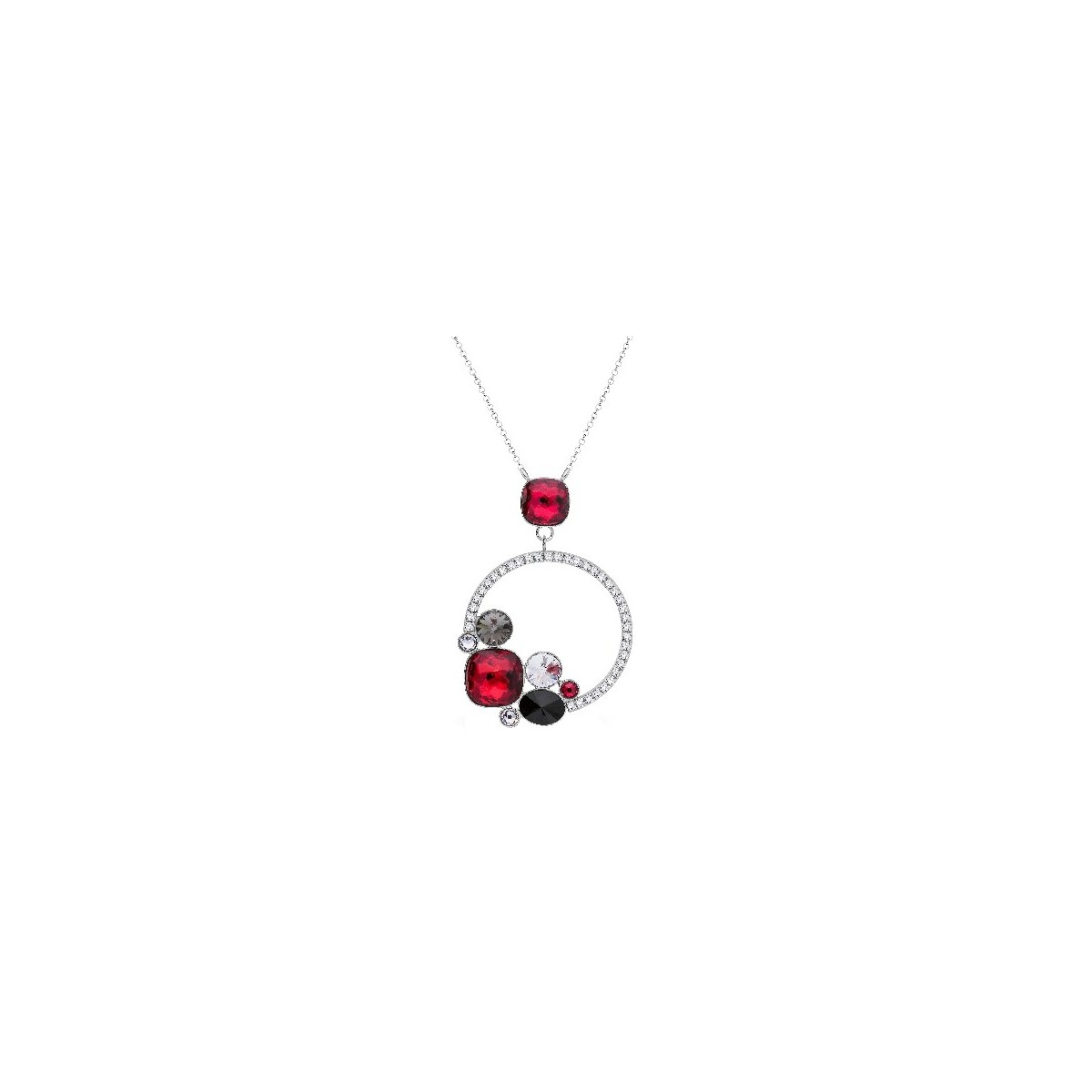 Colgante plata y Liska Crystals - LSW0194CL-R