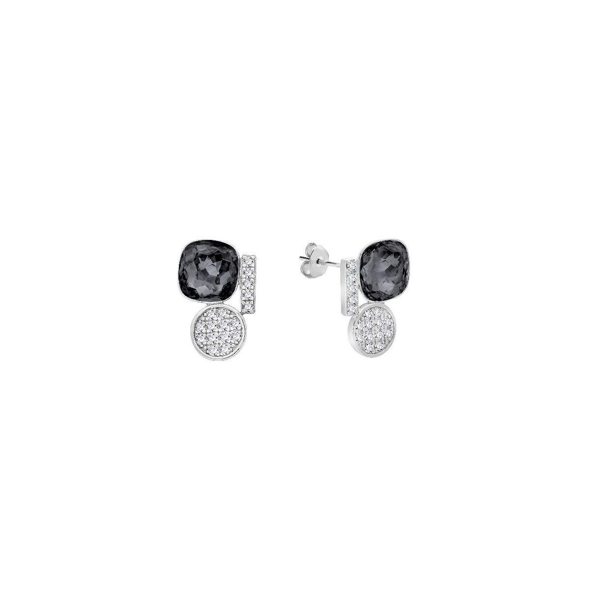 Pendientes plata y Liska Crystals - LSW0193A-N