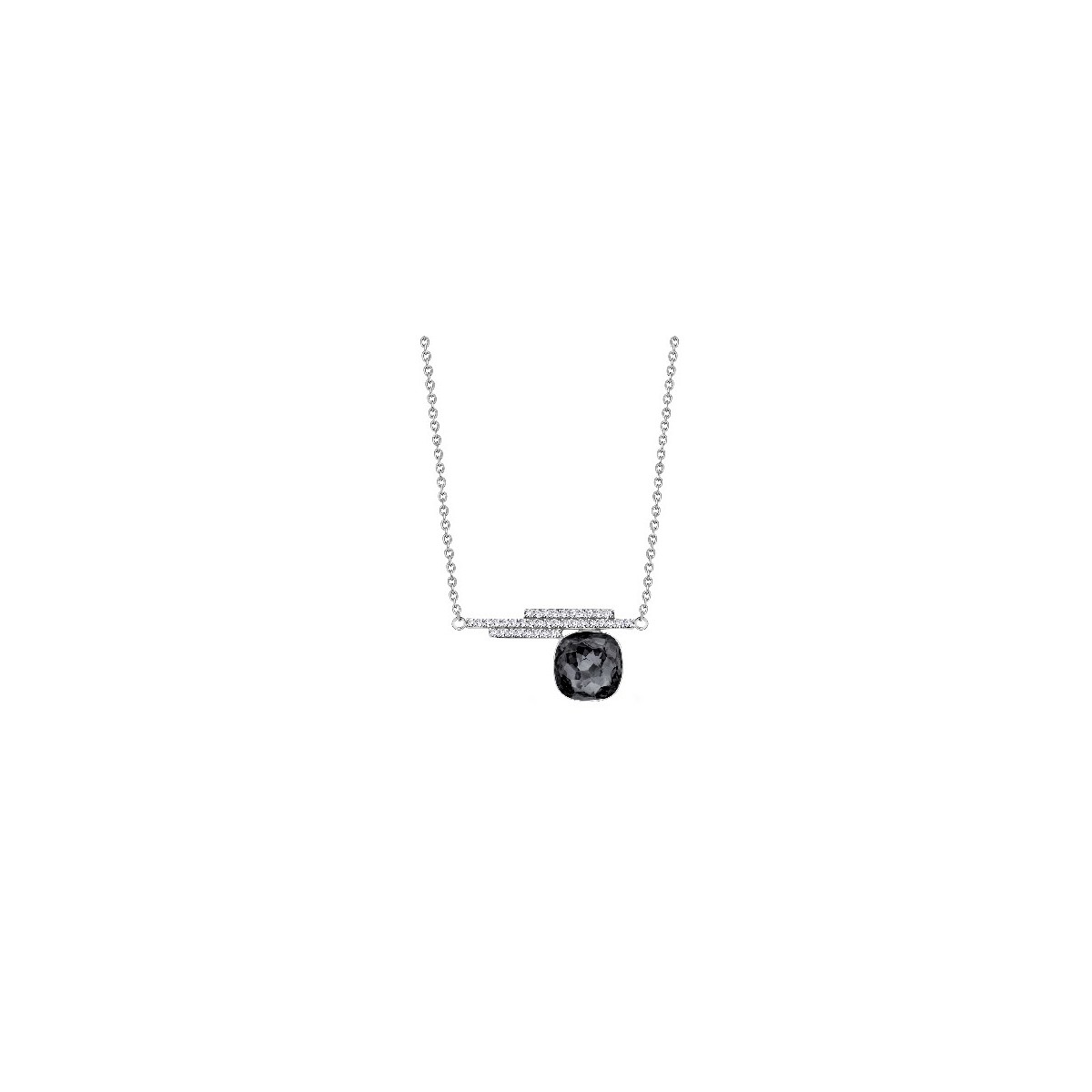 Colgante plata y Liska Crystals - LSW0192CL-SN