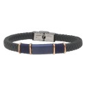 Pulsera caucho y acero - MTC087BR-R