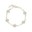 Pulsera plata y Liska Crystals - LSW2086BR-DC