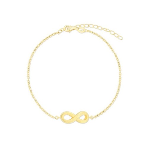 Pulsera infinito plata - MED376BR-D
