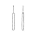 Pendientes plata y circonitas - LAD7232A