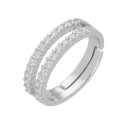 Anillo plata y circonitas - LAD7247AN