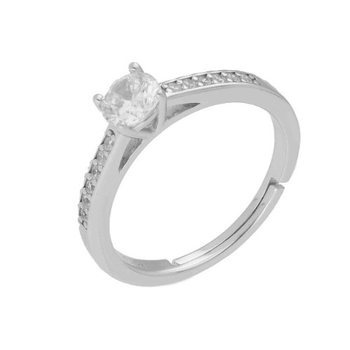 Anillo plata y circonitas - LAD7244AN