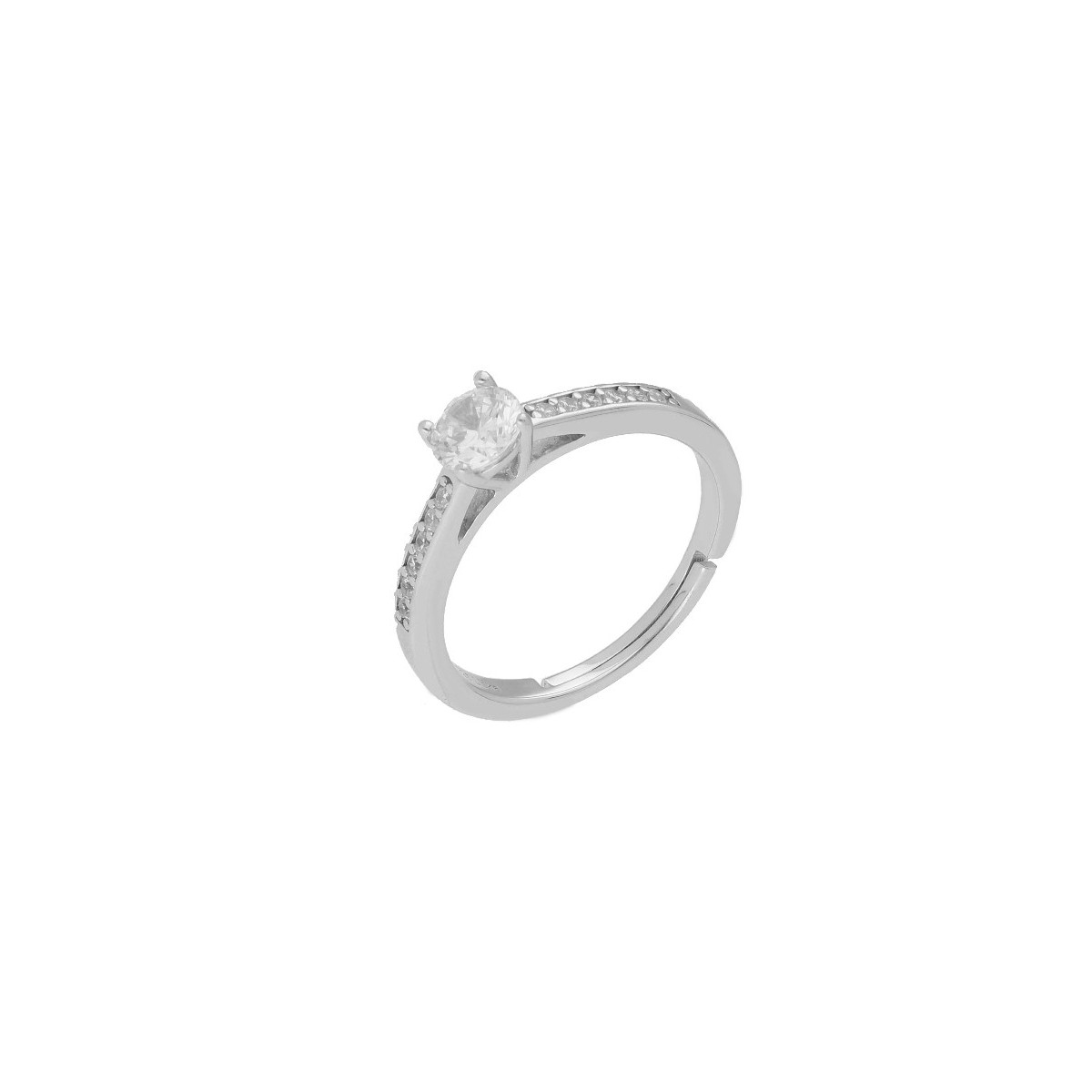 Anillo plata y circonitas - LAD7244AN