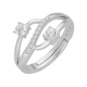Anillo plata y circonitas - LAD7245AN