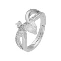 Anillo plata y circonitas - LAD7243AN
