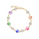 Pulsera plata y Liska Crystals - LSW2260BR-D
