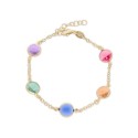 Pulsera plata y cristales Liska - LSW2086BR-D