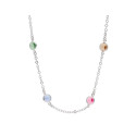 Collar plata y cristales Liska - LSW2257CL-B