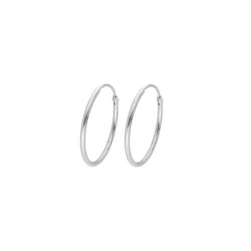 Pendientes plata 12mm - LAF6438A-12
