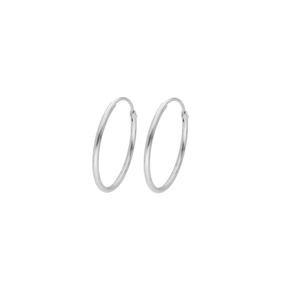 Pendientes plata 12mm - LAF6438A-12