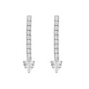 Pendientes plata y circonitas - LAD4739A