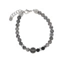 Pulsera acero y piedra natural - RB207BR-G
