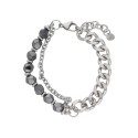 Pulsera acero y ematite - RB206BR-G