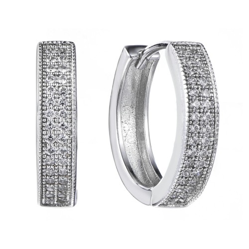 Pendientes plata y Premium Zirconia - LPZ012A
