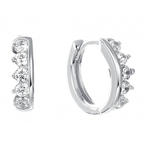 Pendientes plata y Premium Zirconia - LPZ019A