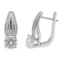 Pendientes plata y Premium Zirconia - LPZ051A