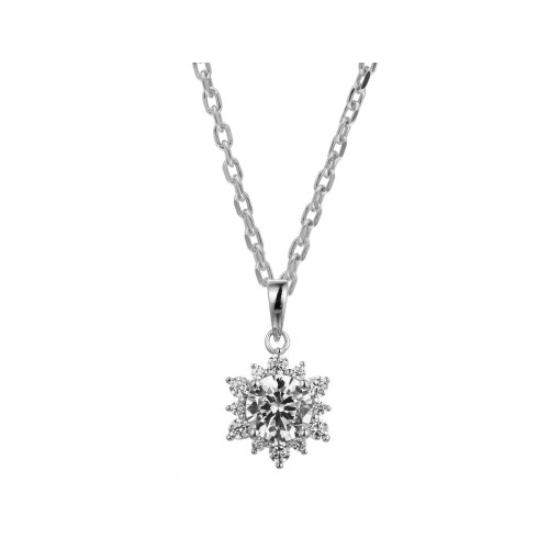 Colgante plata y Premium Zirconia - LPZ006CL