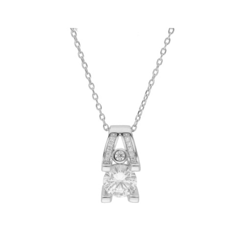 Colgante plata y Premium Zirconia - LPZ050CL