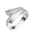 Anillo plata y Premium Zirconia - LPZ008AN