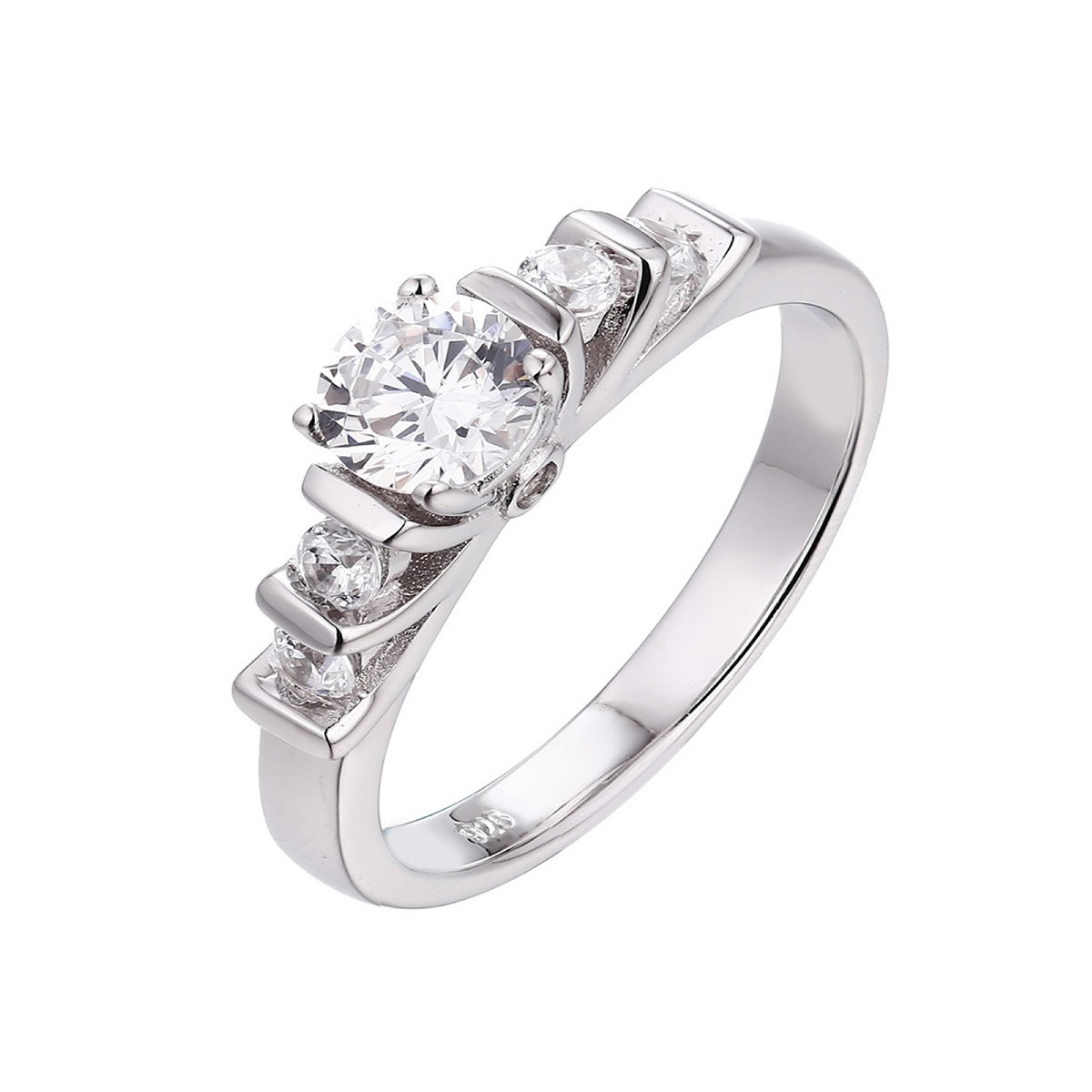 Anillo plata y Premium Zirconia - LPZ036AN