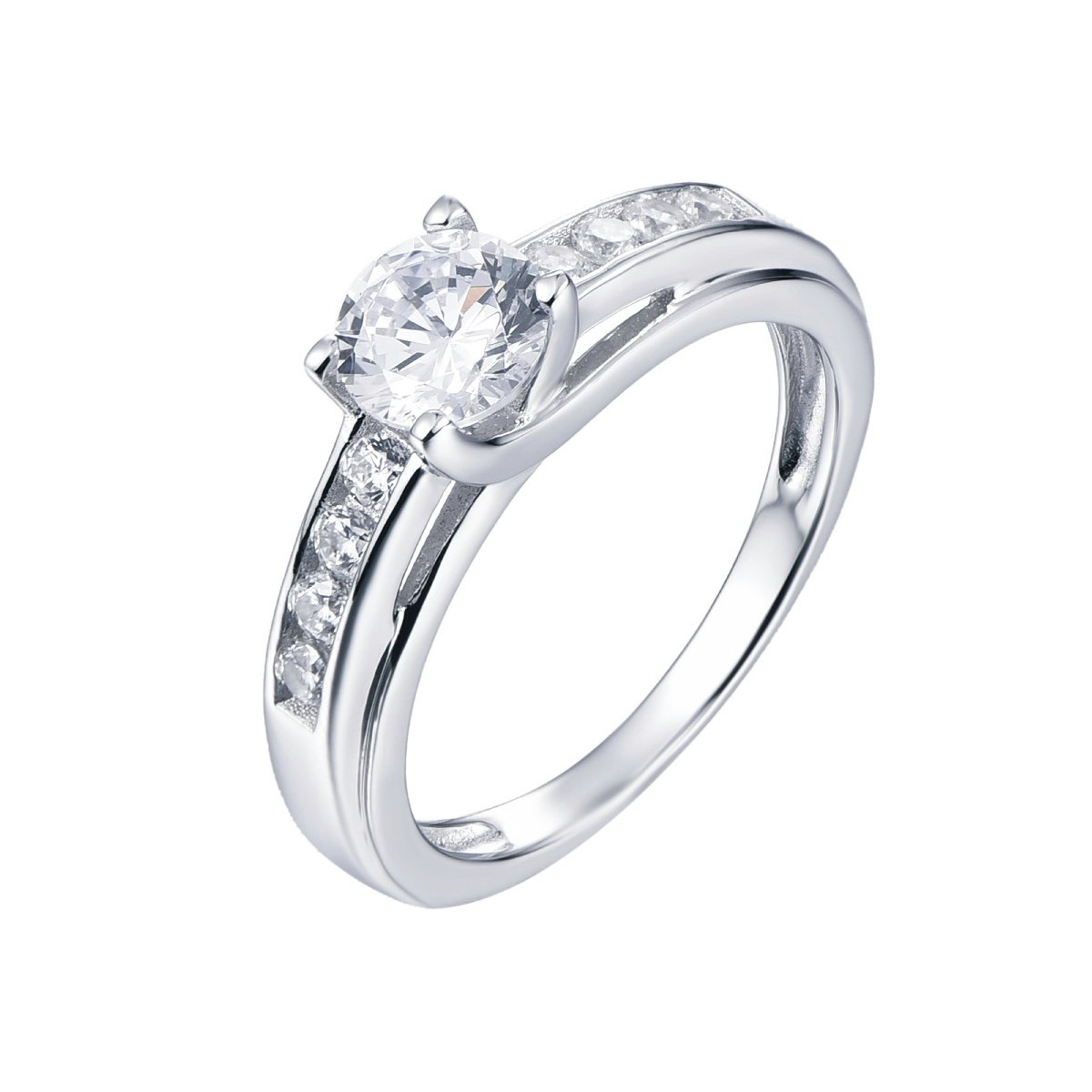 Anillo plata y Premium Zirconia - LPZ038AN