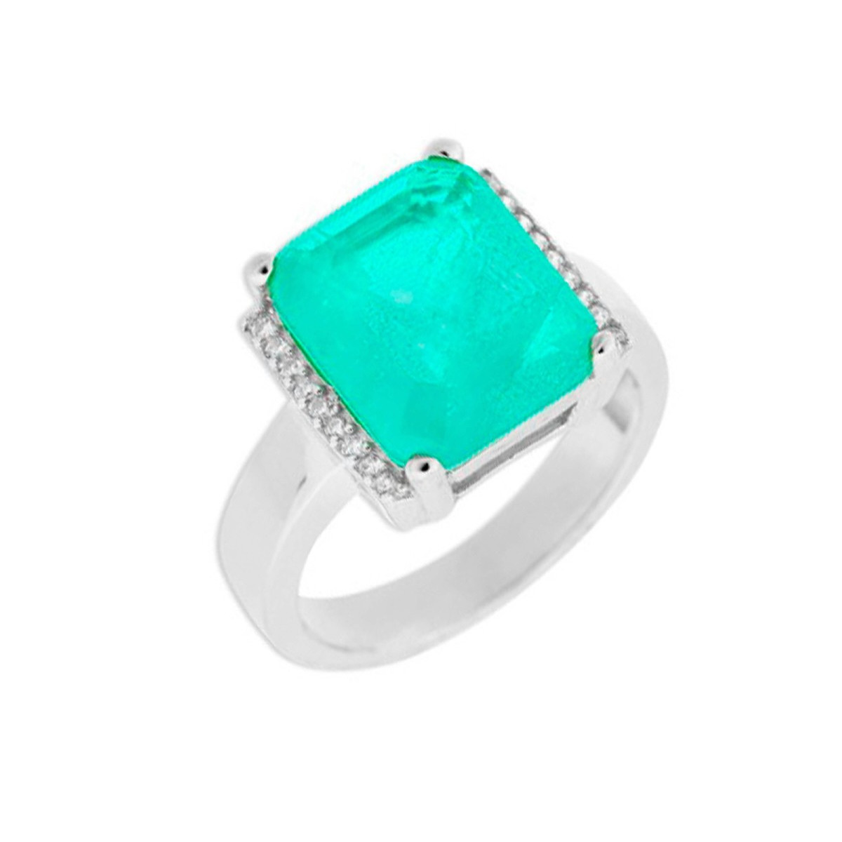Anillo plata y circonitas - MED388AN-V