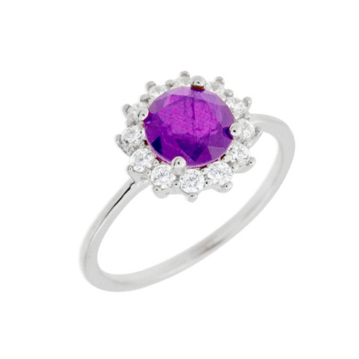 Anillo plata y circonitas - MED395AN-L