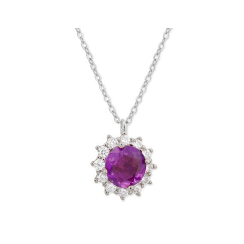 Colgante plata y circonitas - MED395CL-L