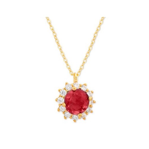 Colgante plata y circonitas - MED395CL-RD