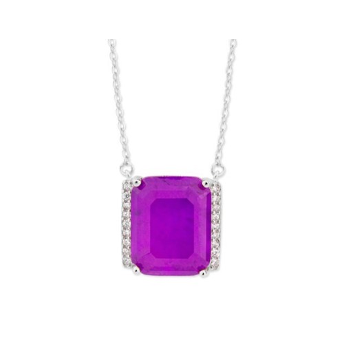 Colgante plata y circonitas - MED388CL-L