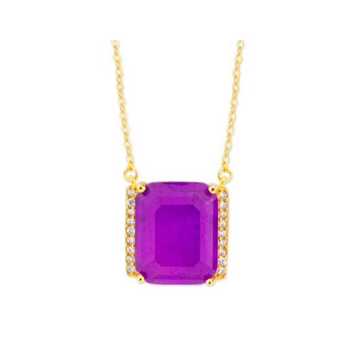 Colgante plata y circonitas - MED388CL-LD