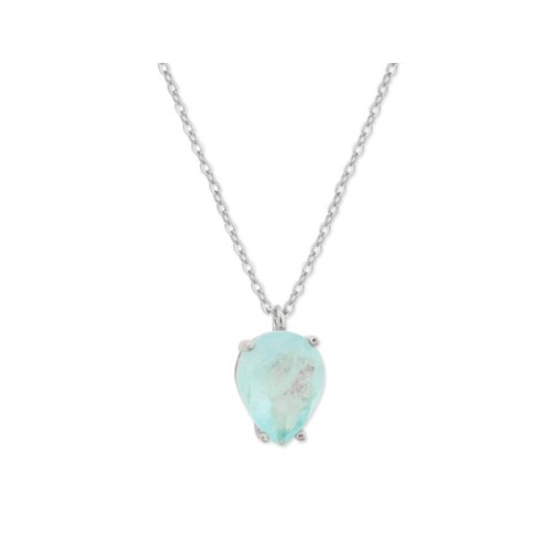Collar plata y circonitas - MED391CL-A