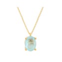 Colgante plata y piedras - MED392CL-AD