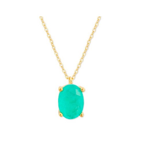 Colgante plata y piedras - MED392CL-VD
