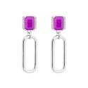 Pendientes plata y circonitas - MED389A-L