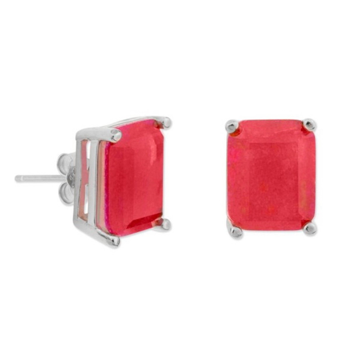 Pendientes plata y piedras - MED393A-R