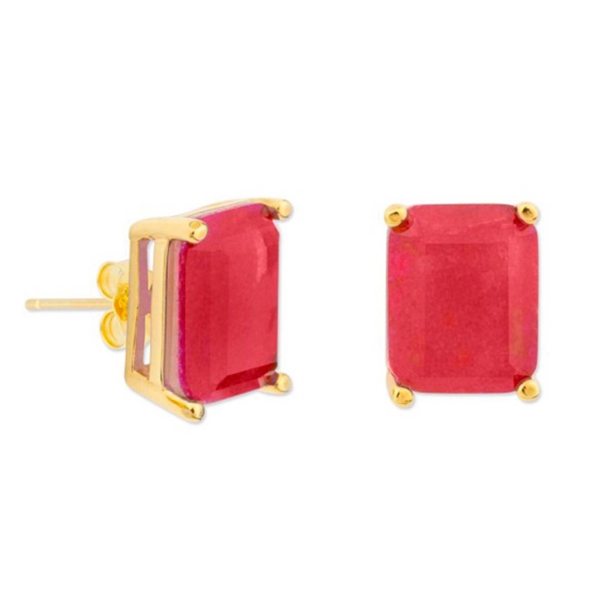 Pendientes plata y piedras - MED393A-RD