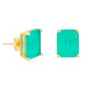 Pendientes plata y piedras - MED393A-VD