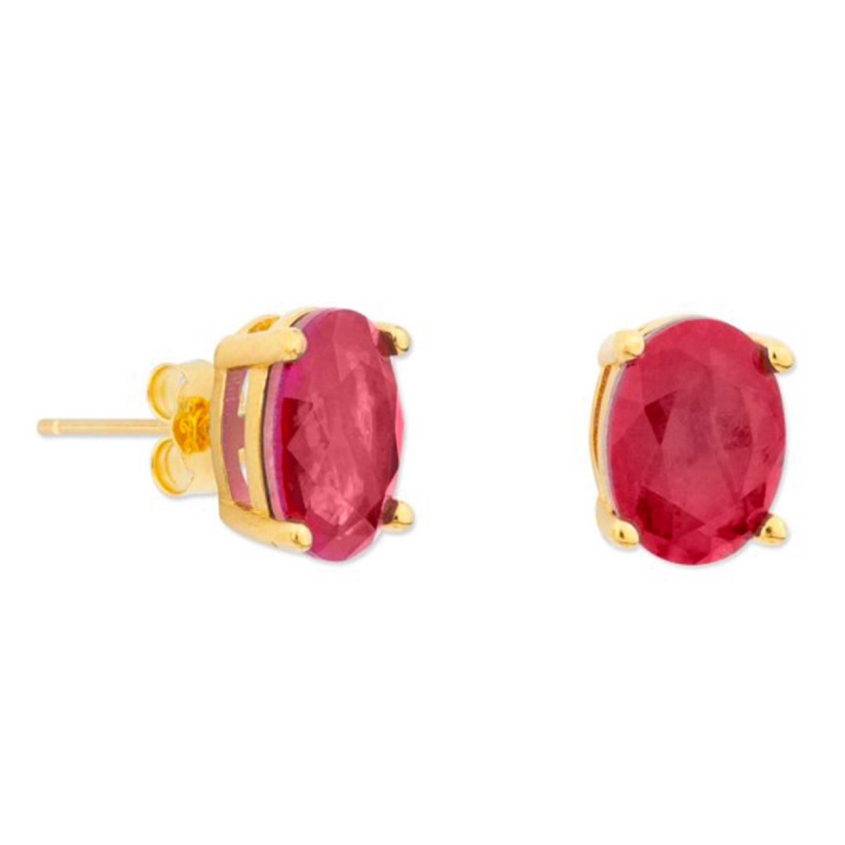 Pendientes plata y piedras - MED392A-RD