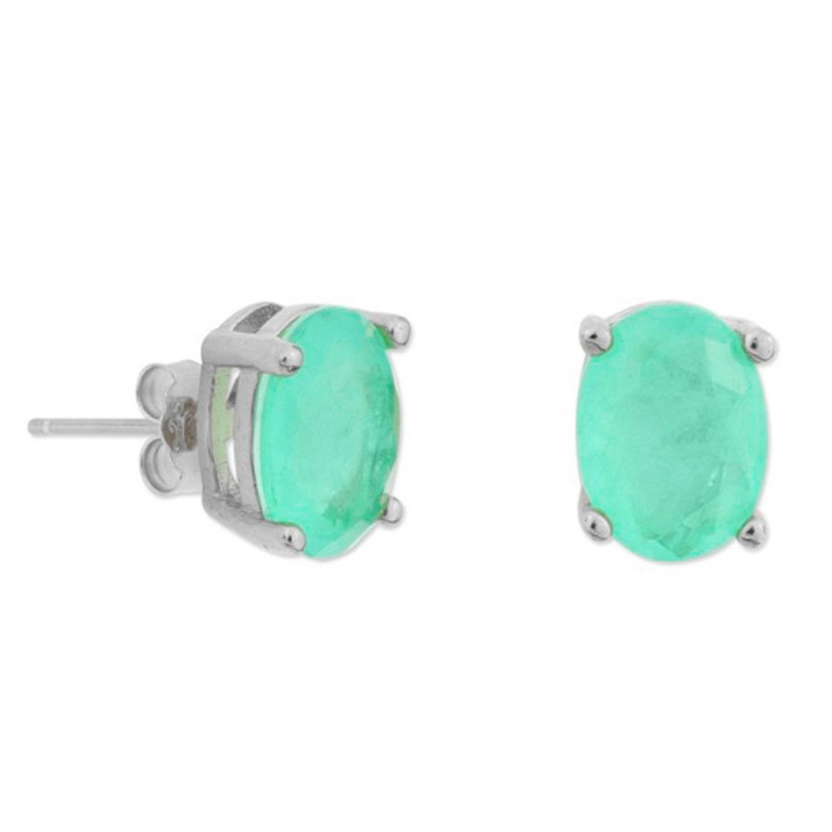 Pendientes plata y piedras - MED392A-V