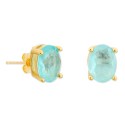 Pendientes plata y piedras - MED392A-AD