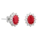 Pendientes plata y circonitas - MED394A-R