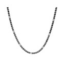 Collar plata y circonitas 2mm - LAD1074CL-7NB